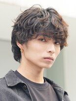 フィフス 渋谷(fifth) 渋谷センターパートルーズパーマシャドウパーマ波巻きパーマ緩め