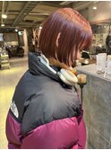 切りっぱなしボブ