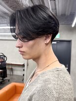 ニコ トウキョウ 渋谷(nico TOKYO)&nbsp;メンズセンターパートウルフセンターパートニュアンスパーマ襟足