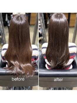 ヘアサロン ピース(hair salon PIECE)の写真/【野々市/ピース】のグレイカラーは明るく透明感もあり白髪もしっかりカバーしながらオシャレを楽しめる*