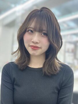 シアター 福岡天神(THEATER) 【藍斗指名限定】オリーブ グレージュ×レイヤーカット