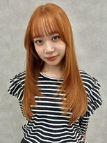 マーブル 町田(marble) 韓国風レイヤー×オレンジベージュ