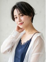 ヘアーメイクパウダー 天王寺寺田町店(Hair make powder) 大人可愛い30代40代50代小顔◎マッシュショート丸みショート