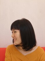 ヘアアンドデザイン クインテット(hair & design Quintet)&nbsp;まえあがりボブ