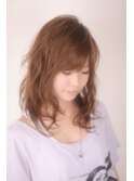 ナチュラルでふんわり柔らかなスタイル