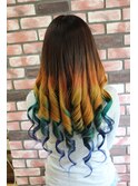 ≪高田馬場美容室≫イベントの為に☆レインボーグラデーション