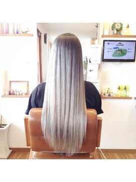 心(cocoro) ホワイトシルバーグラデーション