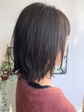 グリー ヘアープロデュース(Gree hair produce) 【Gree小川真由美】切りっぱなしボブ*エアリーボブ*グレージュ