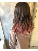 ピンクグラデーションカラー★