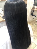 シースアクシア(X axia)&nbsp;縮毛矯正とリタッチカラーの同時施術