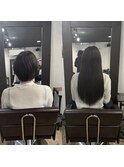ダークグレージュで柔ら♪大人可愛いフェミニンスタイル