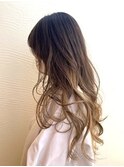 極細ハイライトグラデーション