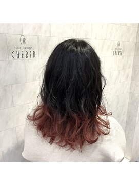 シェリール(CHERiR) モテ髪♪チェリーピンクグラデーション☆