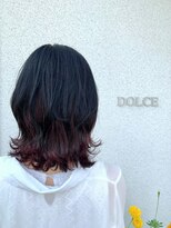 ドルチェ(DOLCE) 黒髪ベースインナーカラー