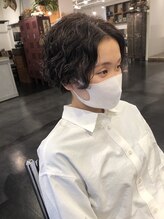 ピース ヘアーワーク(PEACE HAIR WORK) パーマショートスタイル