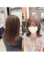 ディッシュ 五反田(dish)&nbsp;韓国くびれ小顔の効果抜群！透明感ベージュカラー★五反田美容室