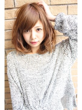 トゥーリ 春日店(tuuli) tuuli☆30代40代ペールベージュ切りっぱなしボブ　155