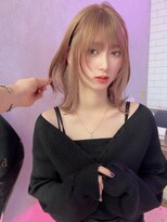 ロンド レア 天神大名店(Lond Le’a)&nbsp;インナーカラー/イヤリングカラー/ミルクティー/ケアブリーチ/