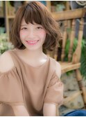 オン眉Aラインが大人かわいい！外ハネボブc5大宮20代30代40代