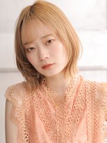 クラッチ ユニ(CLUTCH uni)&nbsp;大人可愛い小顔美髪ツヤ髪外ハネボブ薄めバングA4