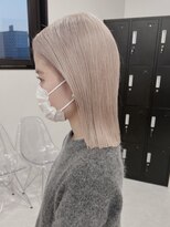 ベレーザ 渋谷(BELEZA)&nbsp;2909ニュアンスカラーシルキーグレーベージュハイトーンカラー