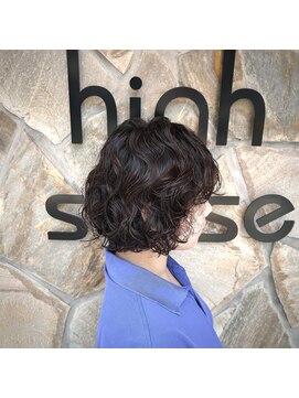 ナチュラルハイセンス 本店(natural high sense) クルクル×ふんわりボブ　似合わせカット／町屋駅