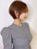 ロンド ストラーダ 心斎橋(Lond strada)&nbsp;ショート×ハイライト白髪ぼかし×シルキーベージュ[心斎橋]