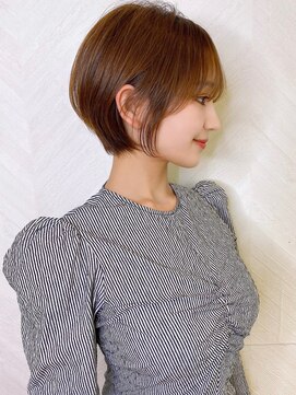 ロンド ストラーダ 心斎橋(Lond strada) ショート×ハイライト白髪ぼかし×シルキーベージュ[心斎橋]