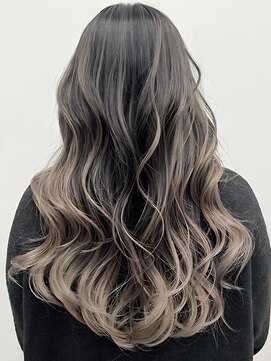 ディモアンド 表参道(Dimo&) ハイライトバレイヤージュグラデーションカラー白髪ぼかし