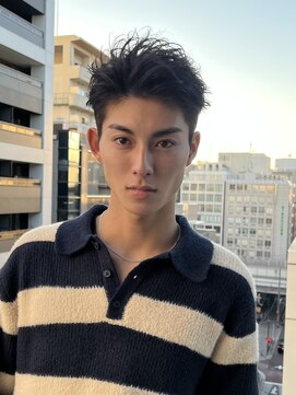 イヴォークトーキョーオーサカ(EVOKE TOKYO osaka) オールバックスパイキーショート