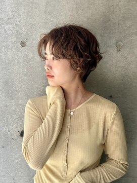 レスピア 銀座(Respia) ハンサムショート×パーマ