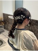 大人気20代30代◎ナチュラルベージュカラー玉ねぎヘアアレンジ