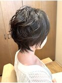 ショートウルフパーマ
