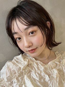 パーク(PARK) 【PARK】くびれ外はねボブ×束感シースルーバング