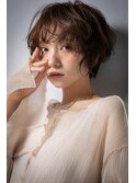 乾かすだけ抜け感フェザーショートマッシュパーマw川口20代30代