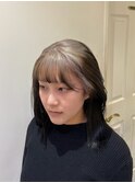 ブロンドとブラックの王道ルーツカラー