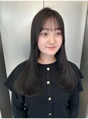 レイヤーカット/ロングレイヤー/フェミニンロング/前髪カット