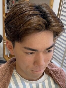 シープラス(C+)の写真/【海田市駅車5分/駐車場◎】理容室だからこそのクオリティを体感してほしい！ベテランスタイリストが施術◎