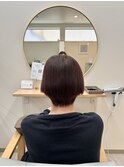ピンクブラウン白髪染め