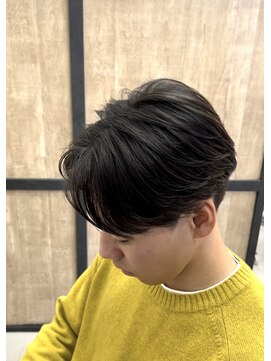 エッジ(EDGE) 大分メンズ毛流れニュアンスフェザーパーマ刈り上げショート