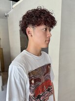 ヘアー アイス カンナ(HAIR ICI Canna)&nbsp;プードルパーマ 無造作パーマ くるくるパーマ メンズパーマ/井上