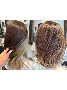 ハイライト、インナーカラー、グラデーションなど様々なヘアスタイルでご好評頂いてます！