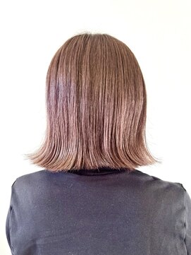 ココカラヘアー ニコ(cococara hair nico) 切りっぱなしボブ/髪質改善/ボブ/ブリーチ/パープル