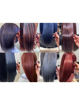 あなたの個性を引き出すカラーが得意！トレンドを意識したスタイル提案とカラー後のケアもお任せください♪
