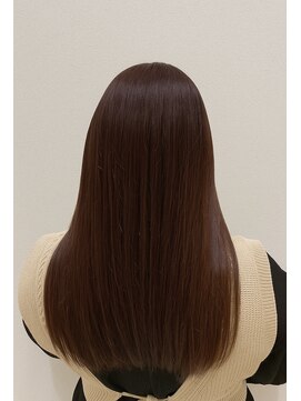 ヘア ポジション HAIR Position 本荘店 ツヤと血色感をまとうピンクブラウン