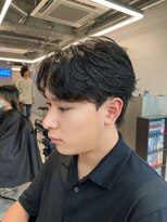 ネクストメンズ 表参道(NEXT men's)&nbsp;サーフカール／スパイキーショート/ブルーブラック/表参 道