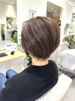 ブランシュ 南行徳店(BLANCHE)&nbsp;小顔/黒髪/オリーブグレー/ダークアッシュ/似合わせカット