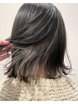 パプスドコワフュール 甲子園口店(Pap's de coiffeur)&nbsp;ホワイトベージュインナーカラー