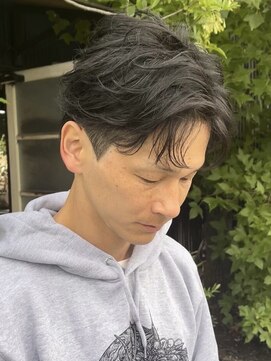 ノイル(Noil) 【KEISUKE∞/メンズ】コンマバングフェザーショート