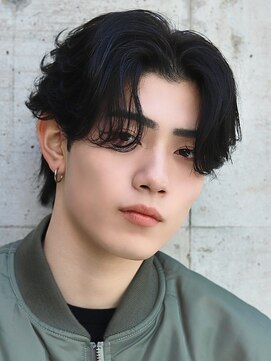 メンズフィール 心斎橋(MEN'S FEEL) MEN’S HAIR/波巻きツイストスパイラル/リバースセンターパート